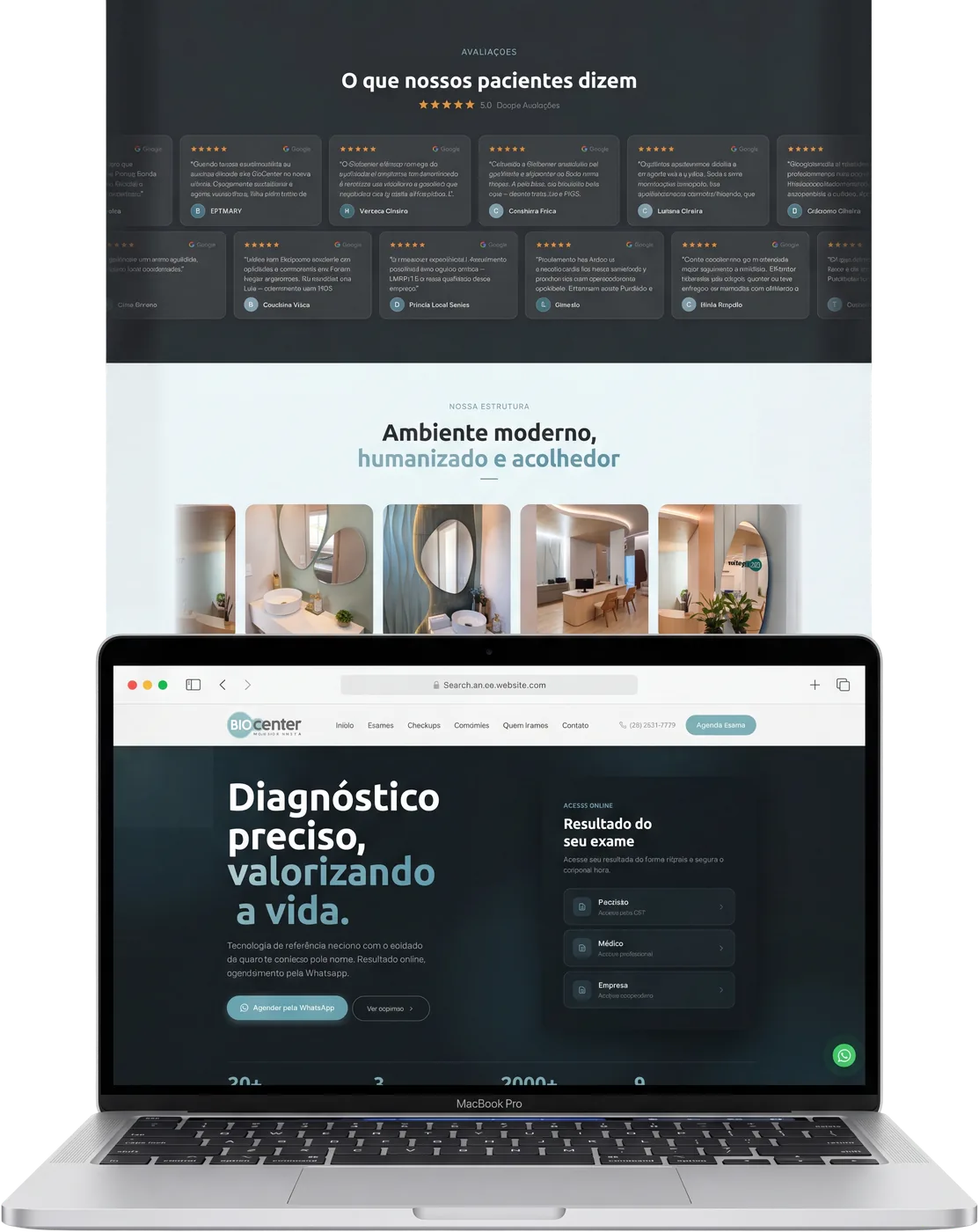 Site Biocenter Saúde